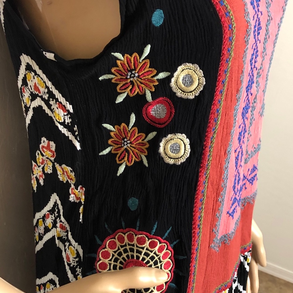 Desigual Creta Sleeveless Patchwork Shift Dress M… - image 7